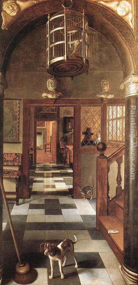 Samuel van Hoogstraten View of a Corridor